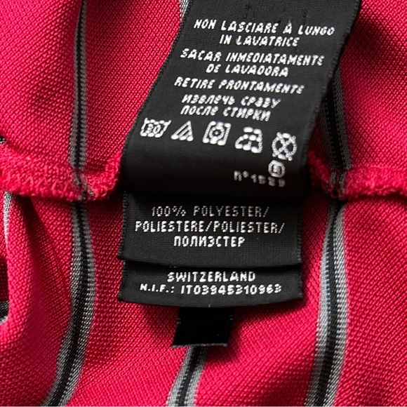 RLX Ralph Lauren Polo Shirt Mens XL Short Sleeve Golf Red Striped Torrey Pines - Picture 6 of 6